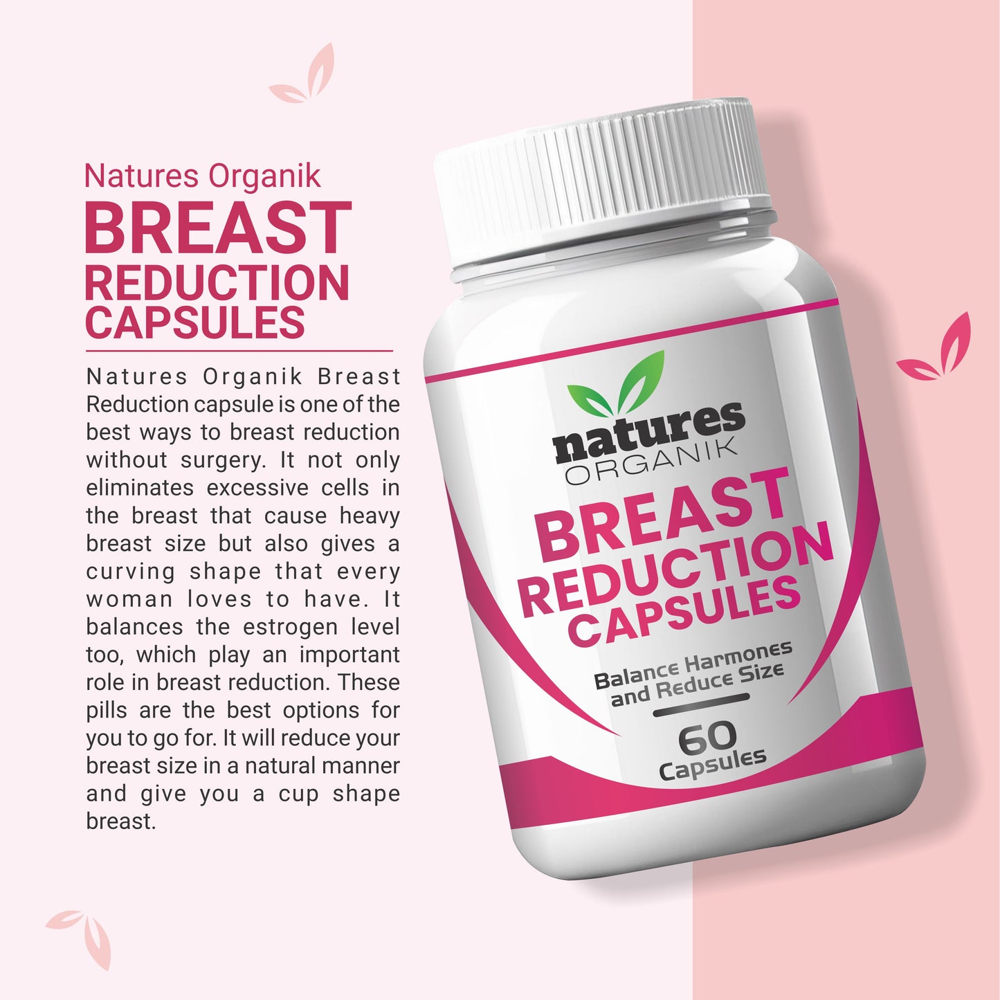 Natures Organik Breast Reduction Capsules