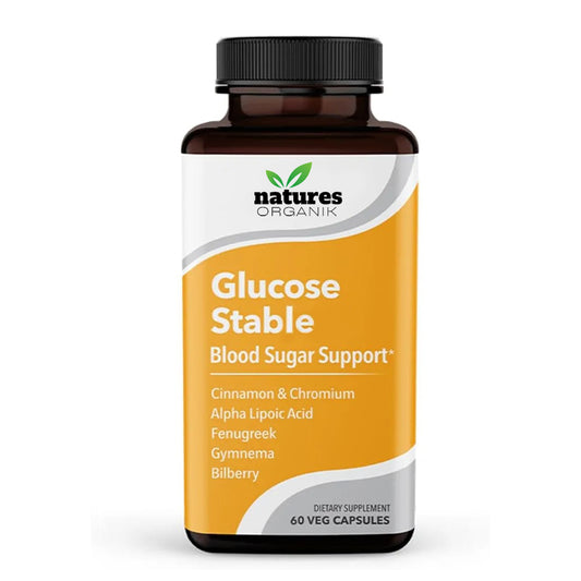 Natures Organik Glucose Stable Blood Sugar Support Capsule