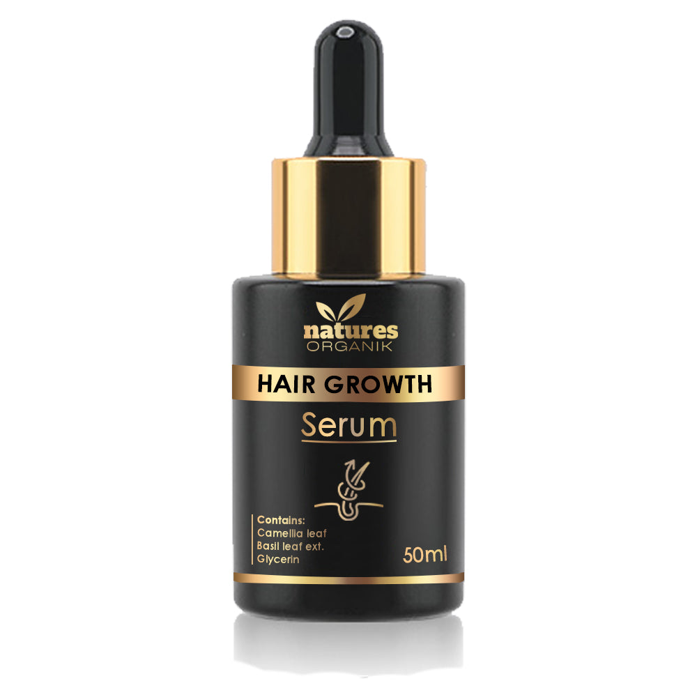 Natures Organik Hair Growth Serum for Longer & Thicker Hair- 50ml