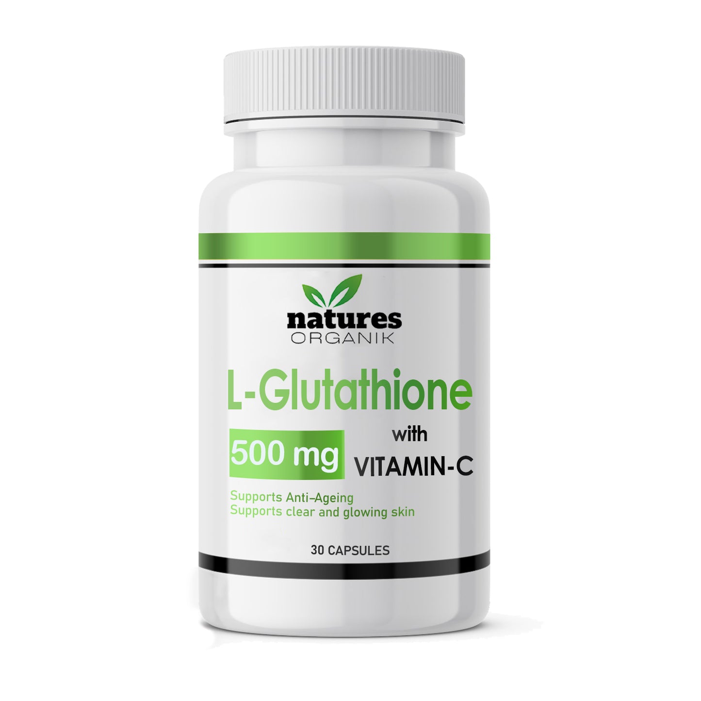 Natures Organik Glutathione & Vitamin C Skin Whitening Capsule