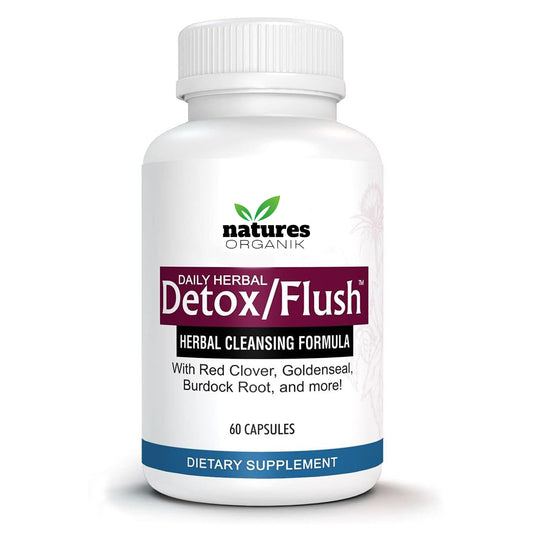 Natures Organik Detox Herbal Body Cleansing Formula - 60 Capsule