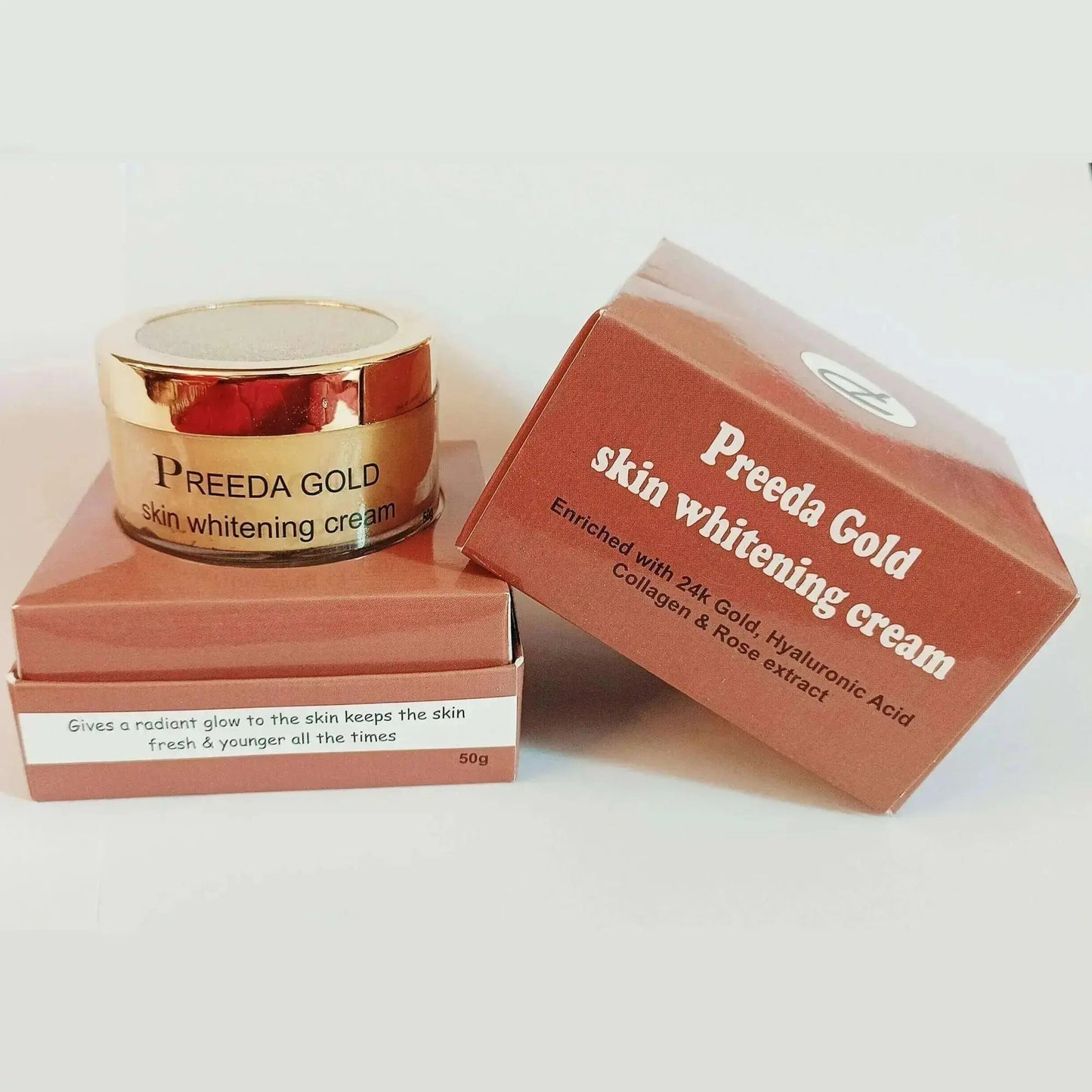 Preeda Gold Skin Whitening Cream - Brighten Your Skin - 50g